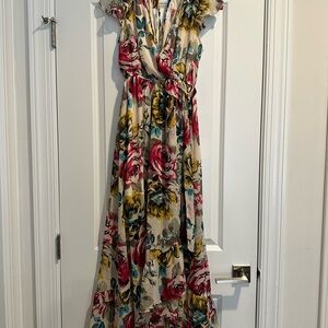 Floral Maxi Dress - Multicolor
